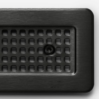 Rost mattschwarz für Duschrinne Rost mit mattschwarzer PVD Veredelung für Duschrinnen in Längen 600 - 1.000 mm