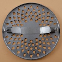 Rost Befestigungsset für gebürstete Edelstahl-Designroste, für Ausführung 130 mm  Rostdurchmesser