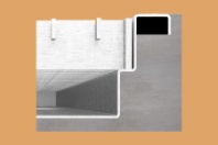 Detailabbildung einer Rinne mit 100 mm Rostbreite in Betonboden