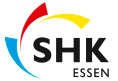 Logo der SHK Messe in Essen. Im Ausstellungsjahr 2016 erstmals mit Regenwerk.