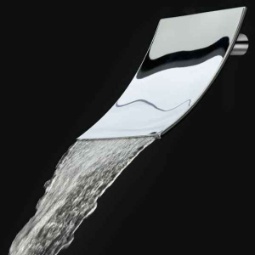 Regenwerk Wasserfall Modell SIN150D. Edelstahl Spiegelpoliert, Produktvorstellung 2017, 1/2 Zoll Anschluß, ca. 15,0 Ltr. bei 3 Bar